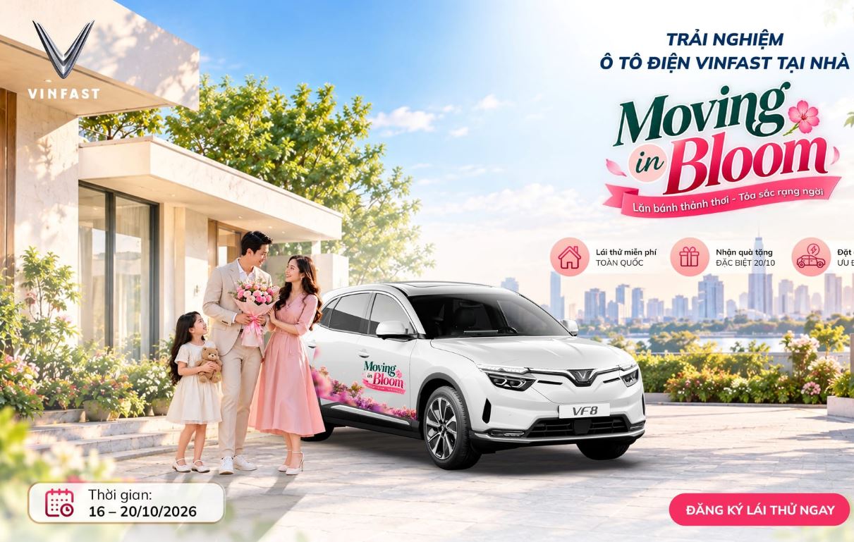 TRẢI NGHIỆM Ô TÔ ĐIỆN VINFAST DỊP 20.10 | LĂN BÁNH THẢNH THƠI – TỎA SẮC RẠNG NGỜI